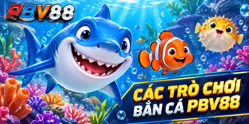 CÁC TRÒ CHƠI BẮN CÁ PBV88